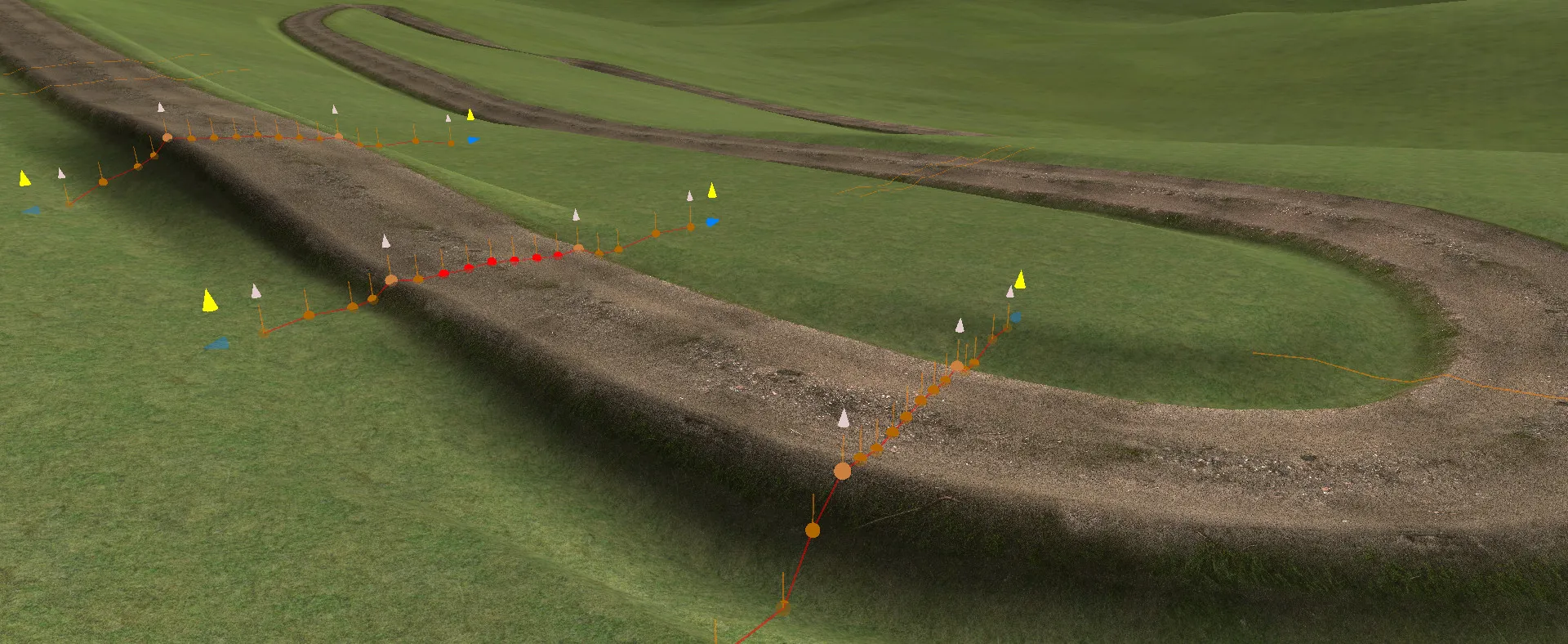 Selecting and moving cross-section points