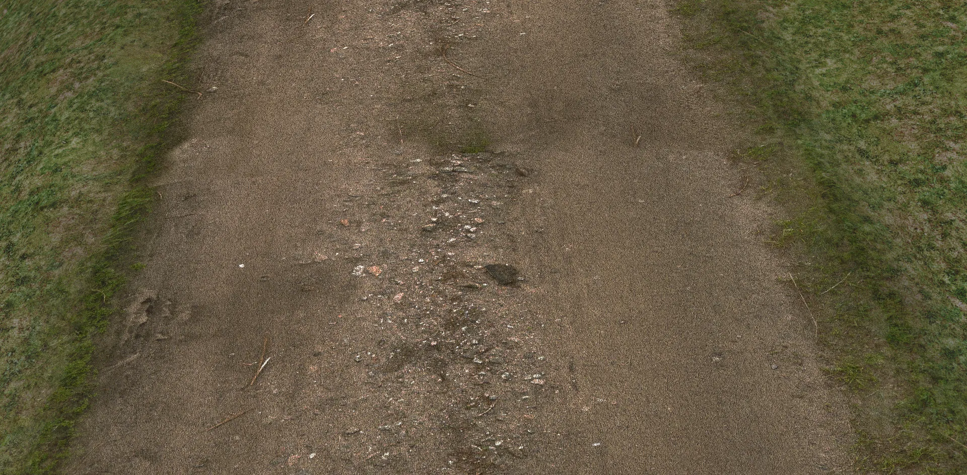 Close-up of a dirt road texture